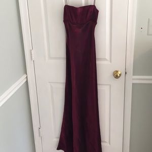 Burgundy Long gown